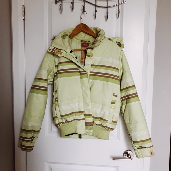 Ski / snowboarding jacket pastel green - Picture 2 of 2